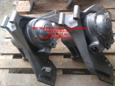 Ось балансира в сборе (нового образца NS-07, 2 стремянки) H HOWO (ХОВО) AZ9725520210 фото 1 Владивосток