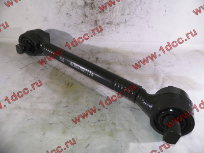 Штанга реактивная изогнутая L-600/650/750, сайлентблок 85*77*155 H/SH HOWO (ХОВО) AZ9631521174/LEO700015A фото 1 Владивосток