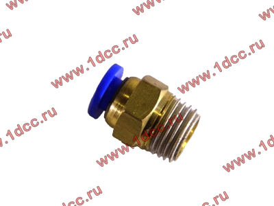 Фитинг (бронза, прямой, П конус 10) d-6 HOWO (ХОВО)  фото 1 Владивосток