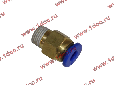 Фитинг (бронза, прямой, П конус 10) d-5 HOWO (ХОВО)  фото 1 Владивосток